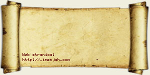 Marina Jaćimović vizit kartica